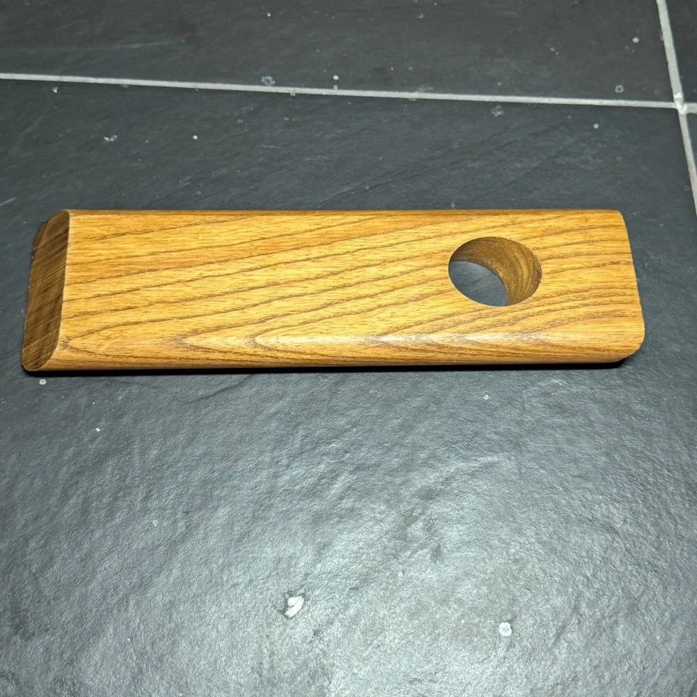 Vintage Bottle Butler Wooden Balancing Wine Bottle‎ Holder Stand with Box